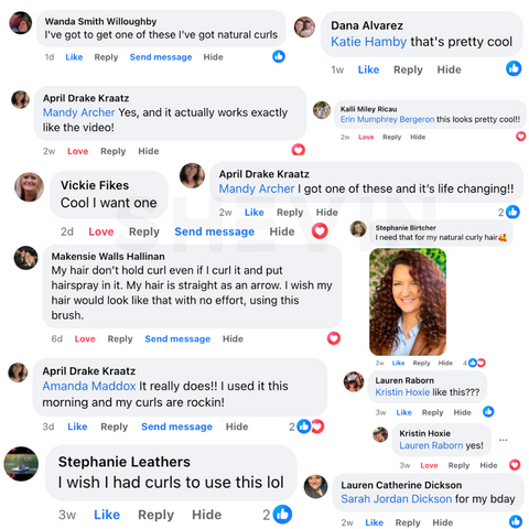 Cepillo definidor de rizos